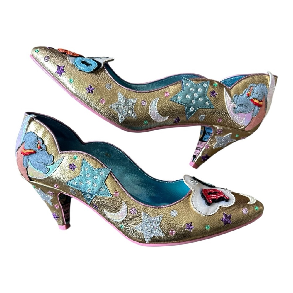 Rare Irregular Choice Dumbo Golden Slumber Collectors Heels